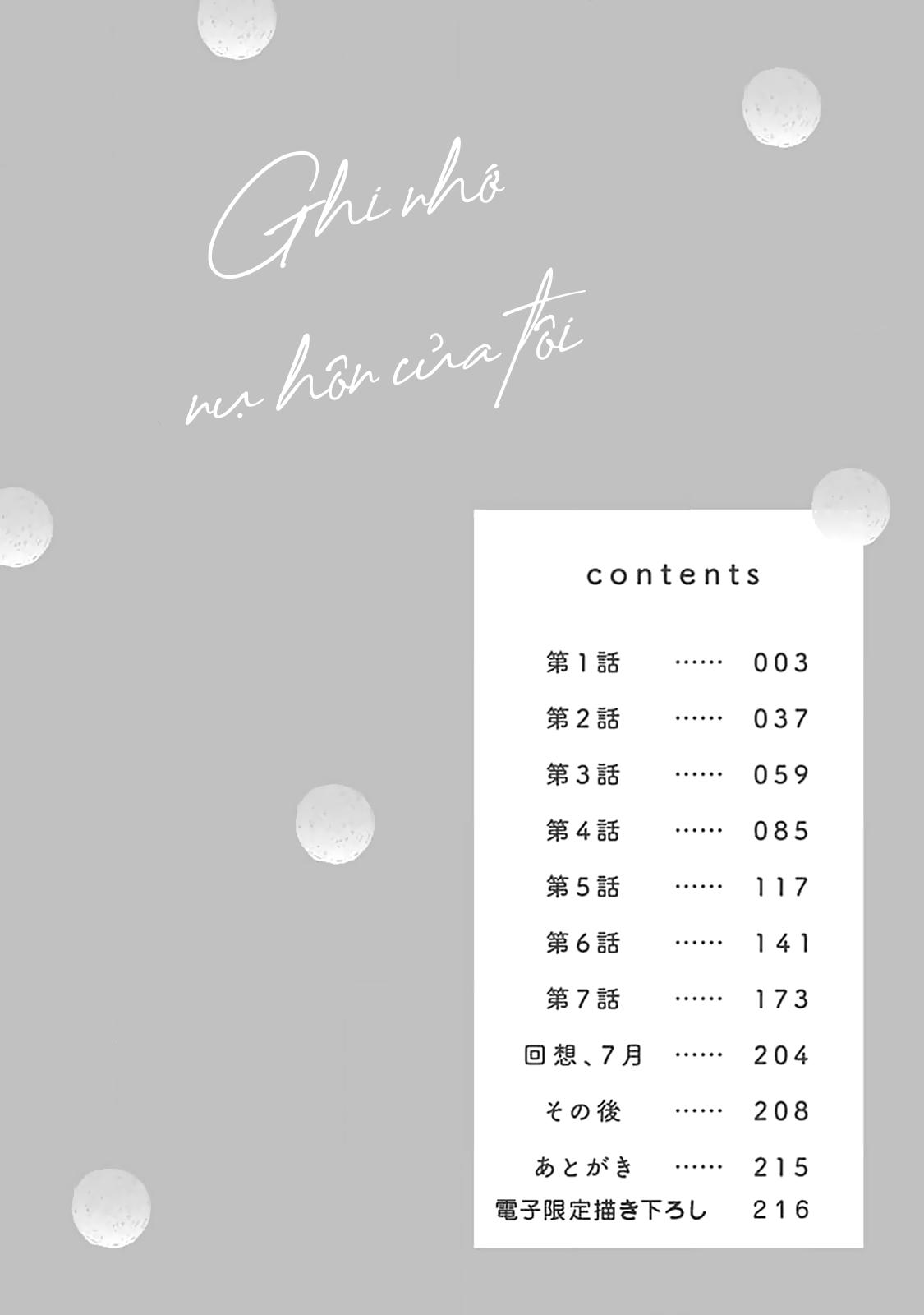 Ghi Nhớ Nụ Hôn Của Tôi - Chap 1