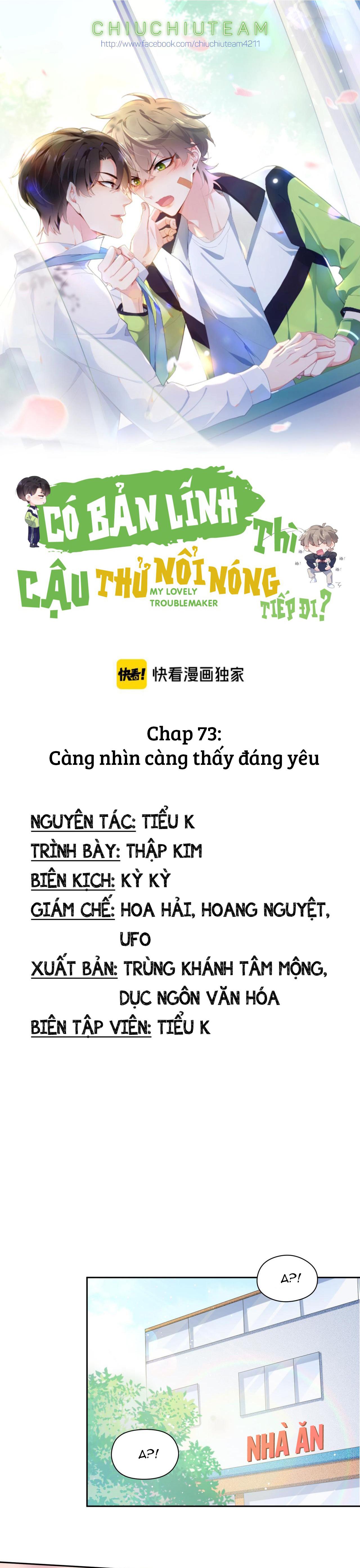 Có Bản Lĩnh Thì Cậu Thử Nổi Nóng Tiếp Đi? - Chap 73