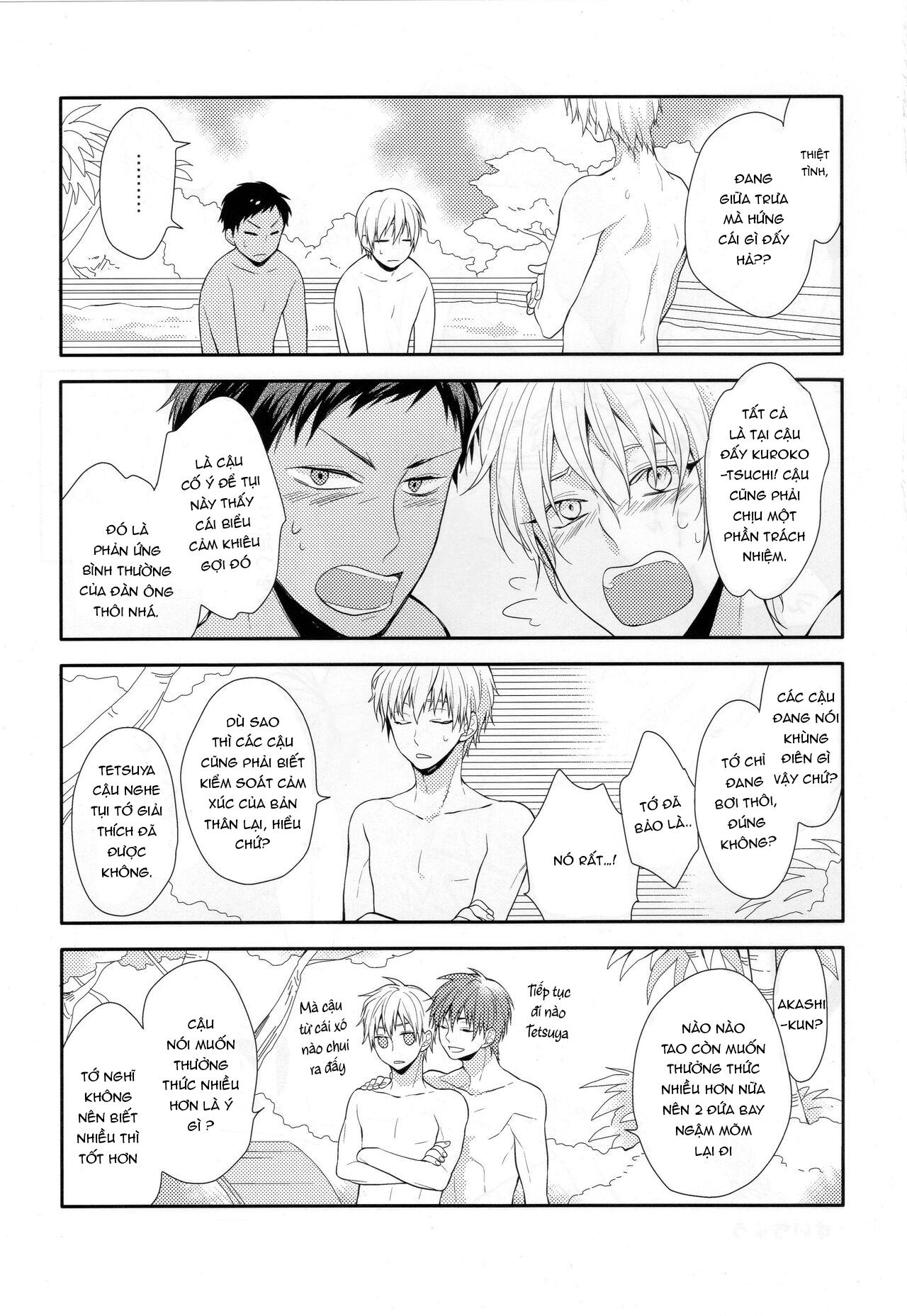 Doujinshi của Kuroko no basket ball - Chap 1