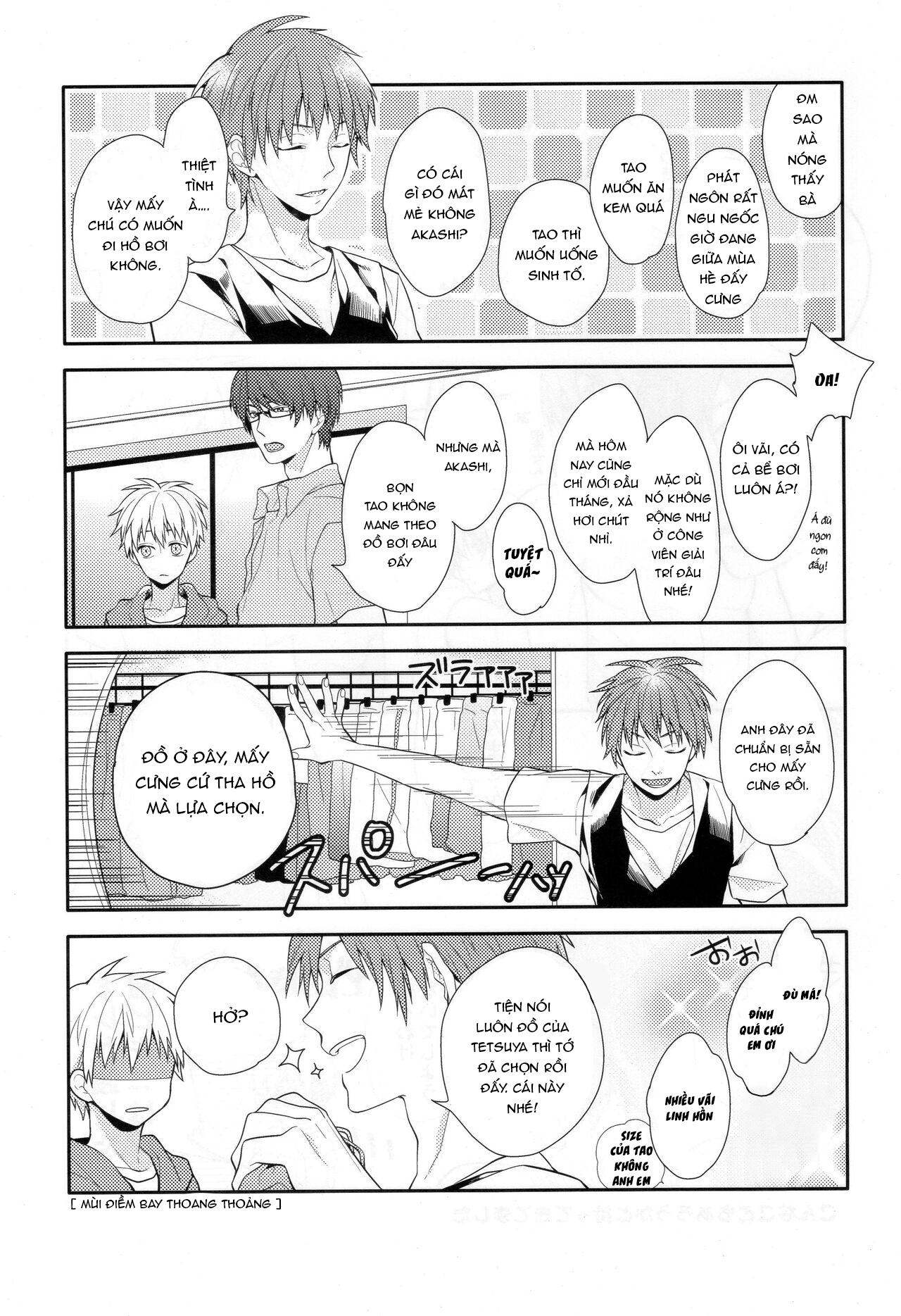 Doujinshi của Kuroko no basket ball - Chap 1