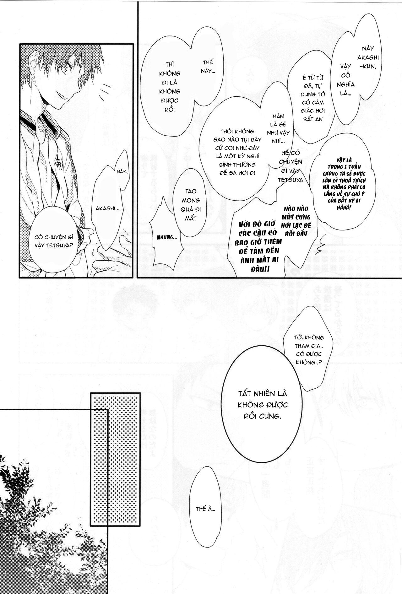 Doujinshi của Kuroko no basket ball - Chap 1