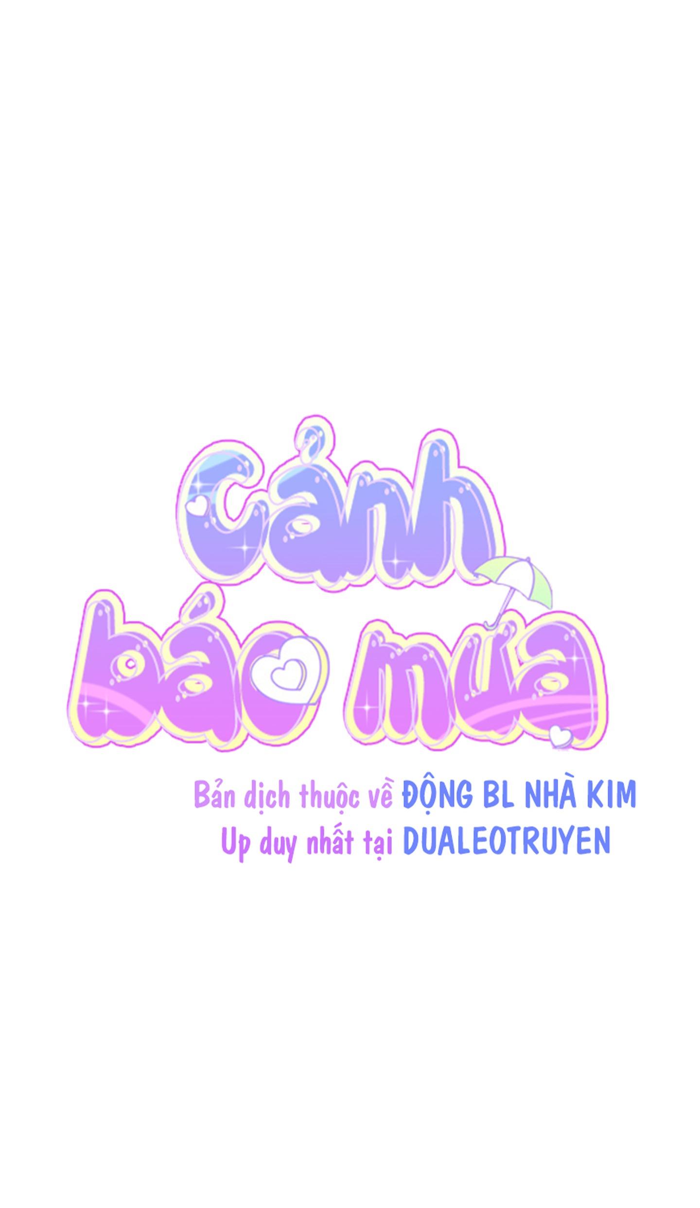 CẢNH BÁO MƯA - Chap 1