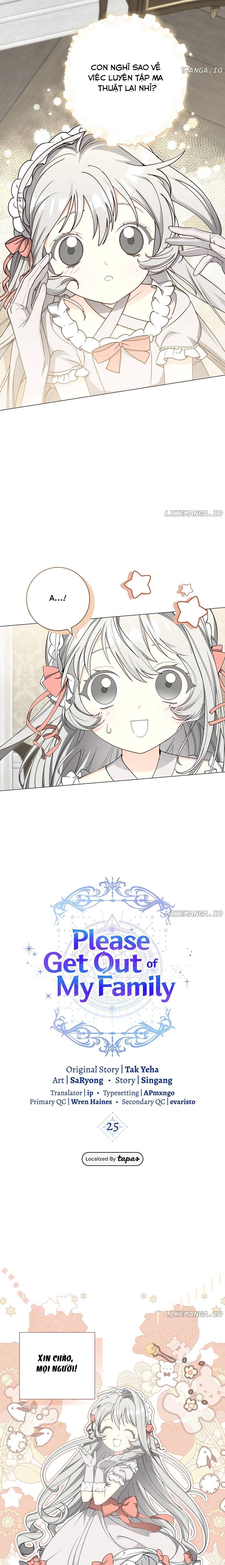 CÚT KHỎI GIA TỘC CỦA TÔI!! - Chap 25