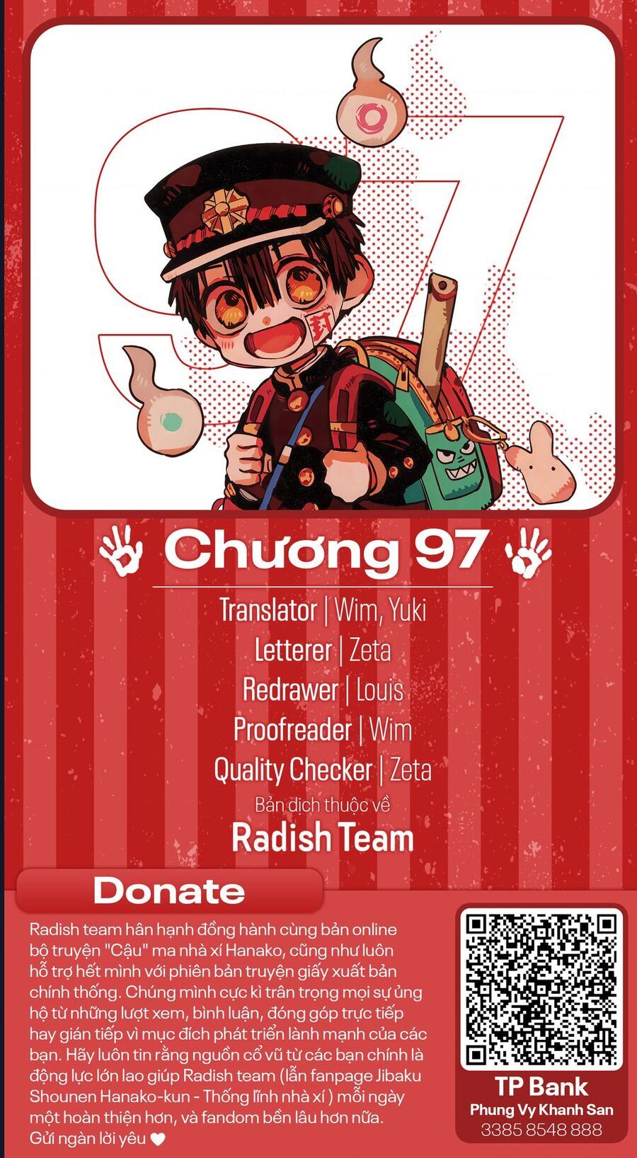 Hanako-Kun Nhà Xí - Chap 97