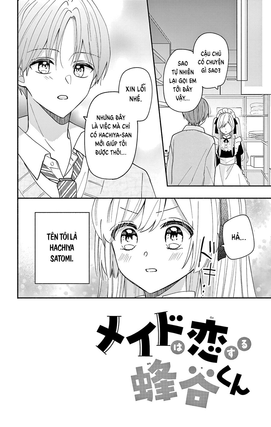 Hầu Gái Hachiya-Kun Biết Yêu - Chap 5