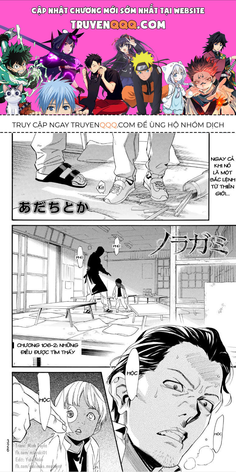 Vị Thần Lang Thang: Noragami - Chap 106.2