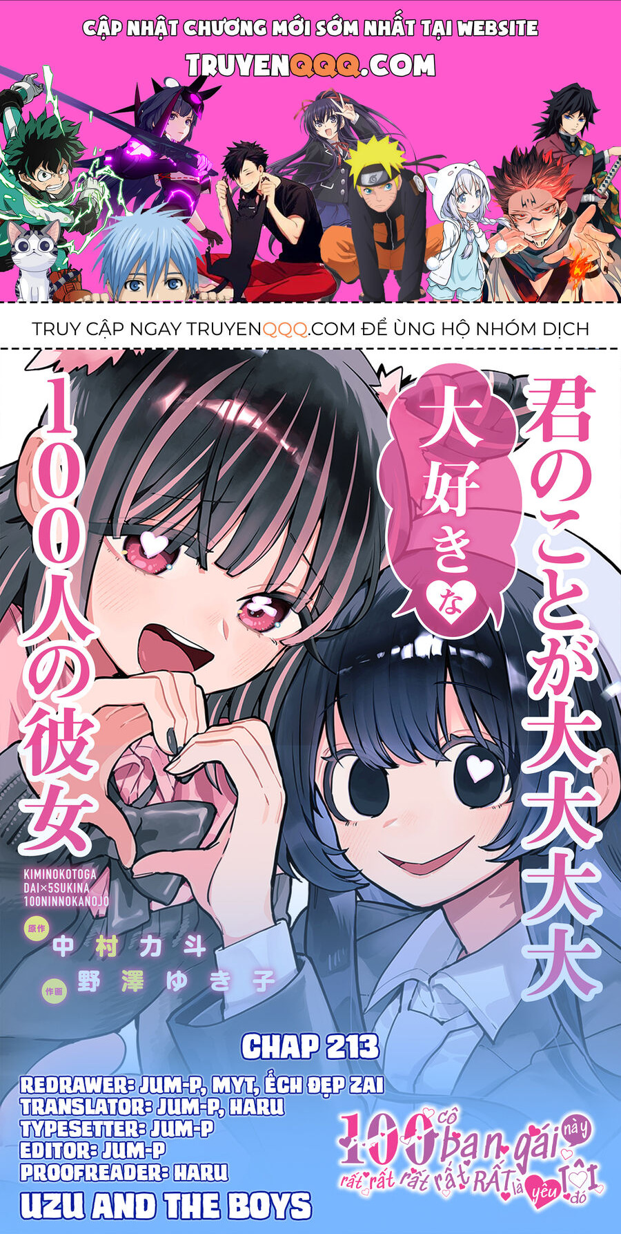 100 Cô Bạn Gái Này Rất, Rất, Rất, Rất, Rất Là Yêu Tôi Đó - Chap 213