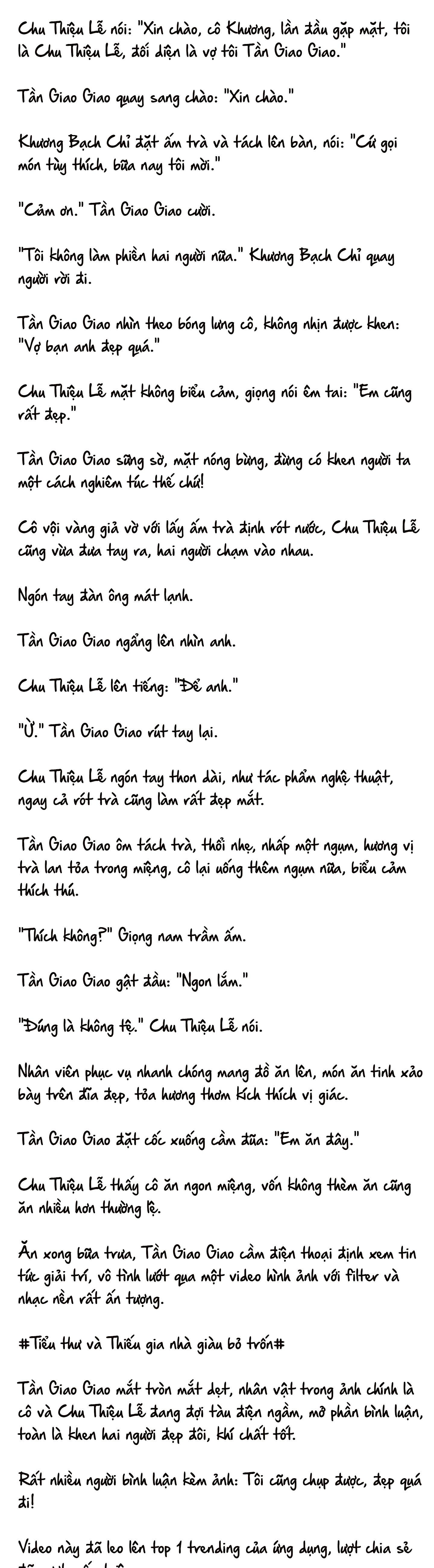 Cặp Đôi Hào Môn , Làm Cá Mặn Ở Show Hẹn Hò - Chap 14
