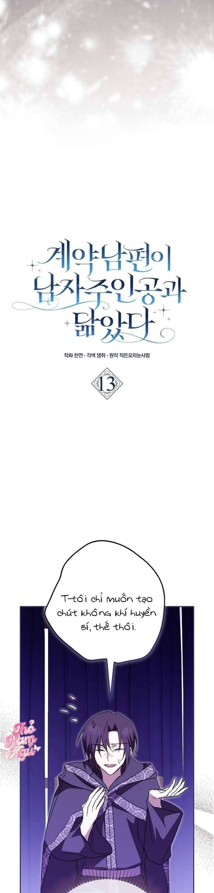 Chồng Của Tôi Giống Nam Chính Quá Đi - Chap 13