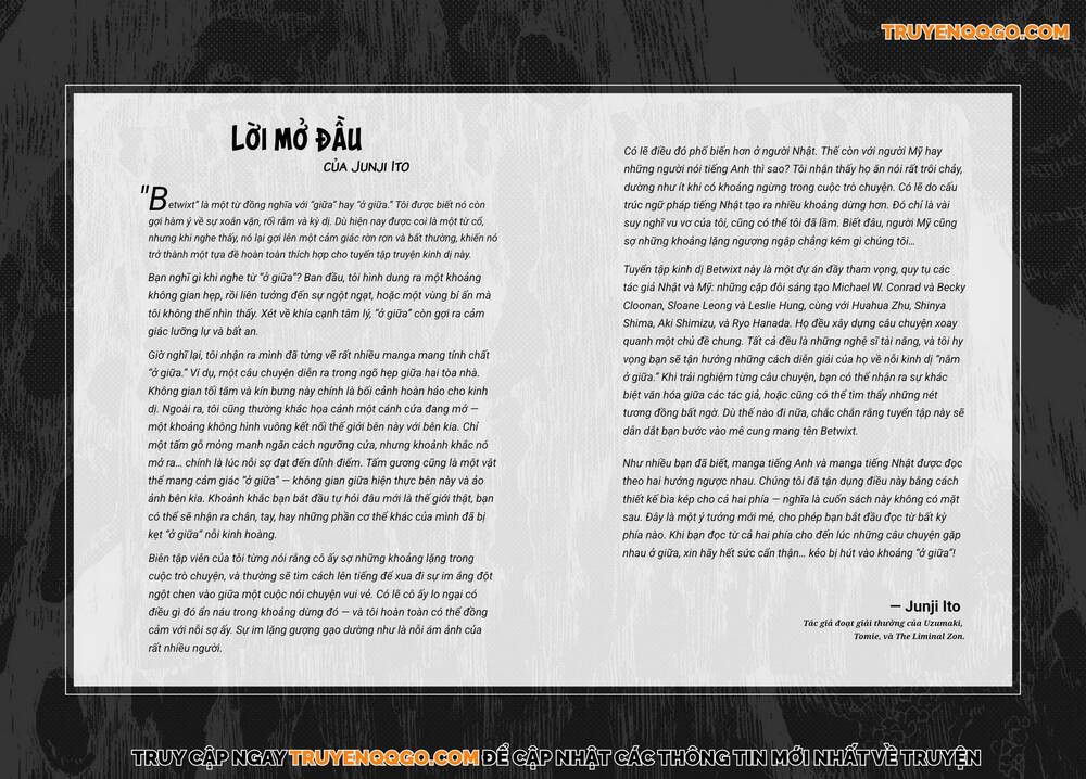 Giữa Hai Thế Giới: Tuyển Tập Manga Kinh Dị - Chap 1