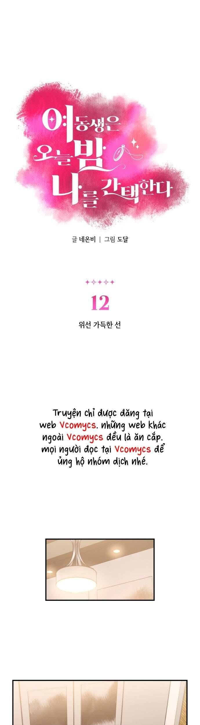 Tối Nay Tôi Là Người Được Cô Ấy Chọn - Chap 12