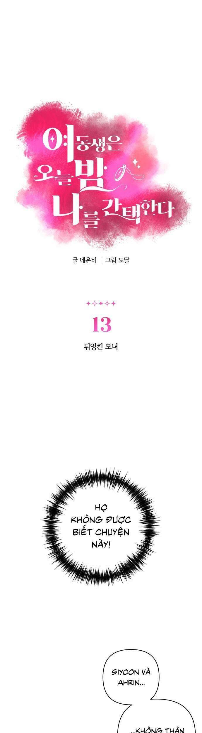Tối Nay Tôi Là Người Được Cô Ấy Chọn - Chap 13