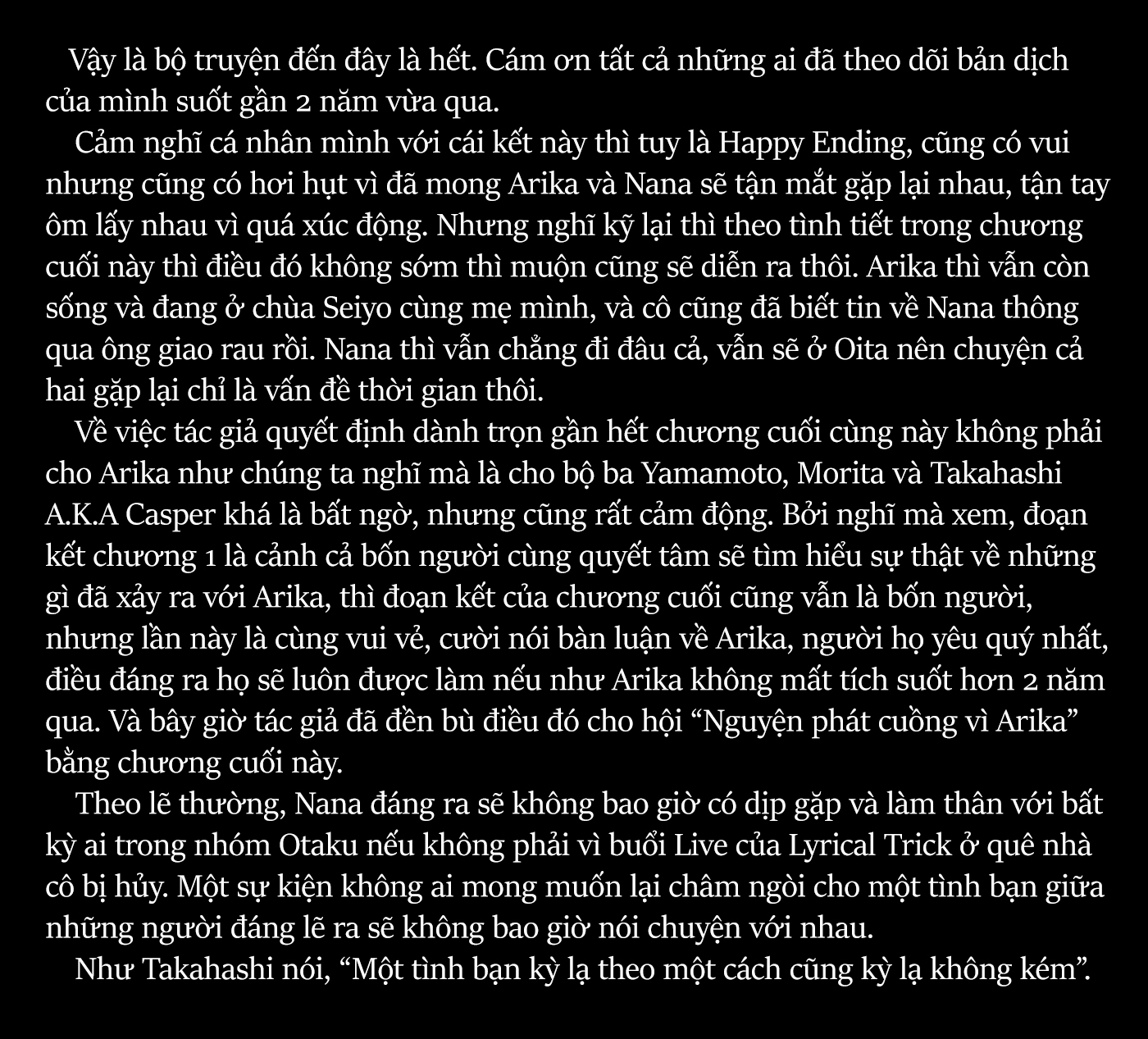 Arika Của Tôi - Chap 62