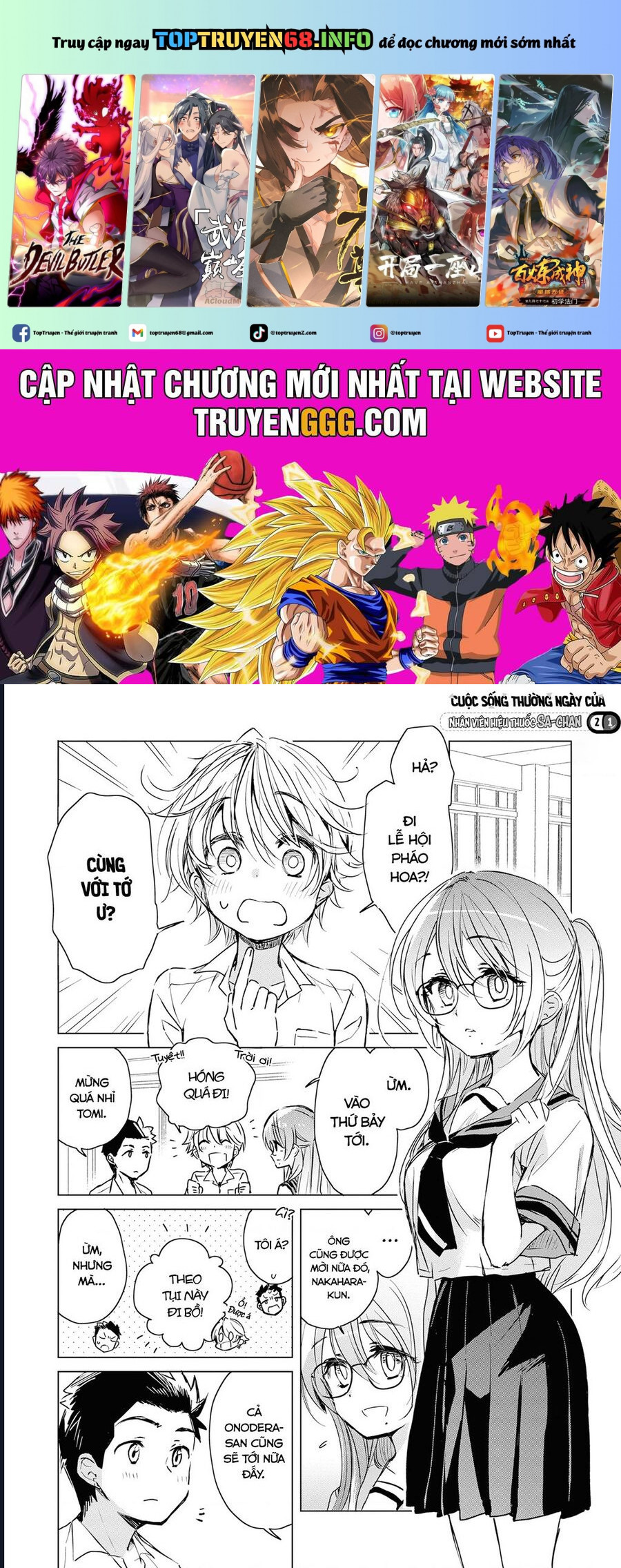 Cuộc Sống Thường Ngày Của Nhân Viên Hiệu Thuốc Sa-Chan - Chap 21