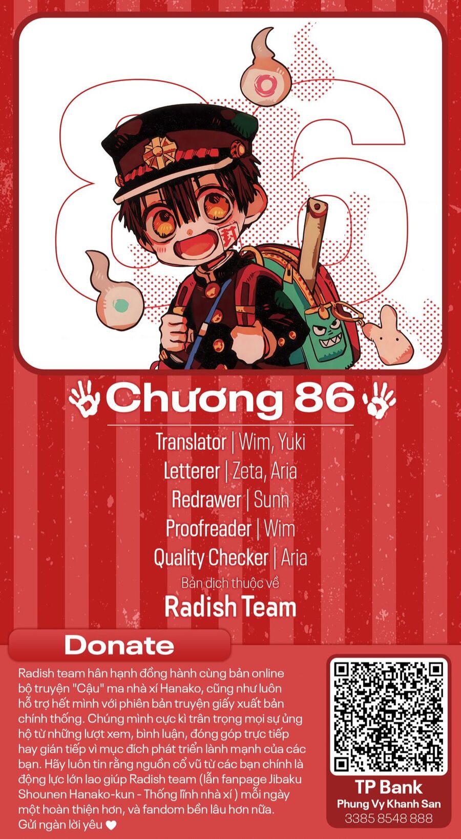 Hanako-Kun Nhà Xí - Chap 86