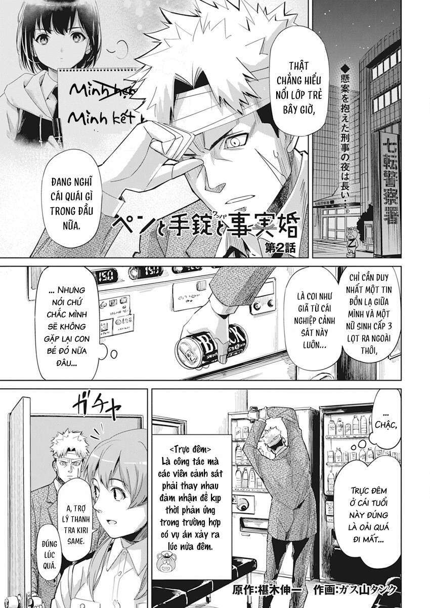 Hôn Thú Giữa Bút Và Còng Tay - Chap 2