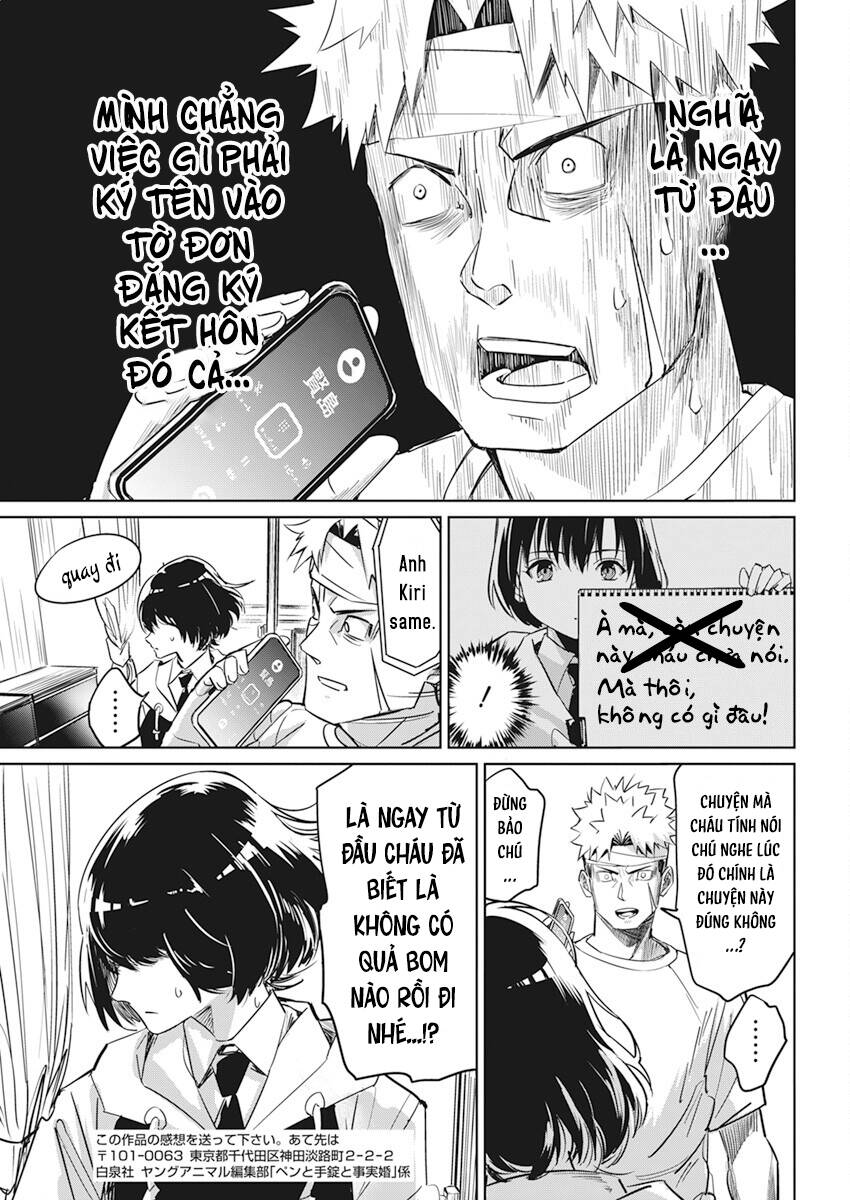 Hôn Thú Giữa Bút Và Còng Tay - Chap 3