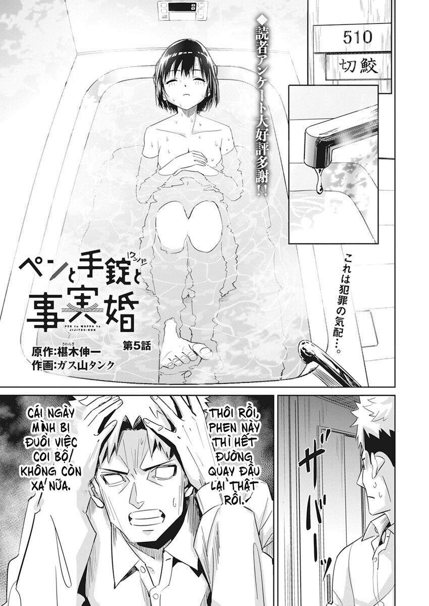 Hôn Thú Giữa Bút Và Còng Tay - Chap 5