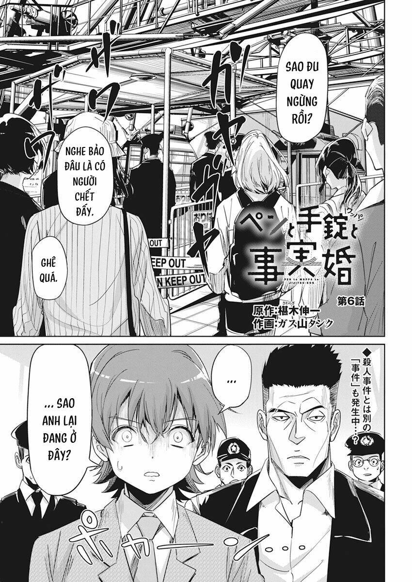 Hôn Thú Giữa Bút Và Còng Tay - Chap 6